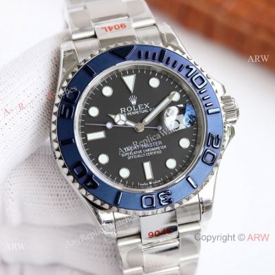 Swiss AAA Replica Rolex Yacht-master New Blueberry bezel Watch 40mm